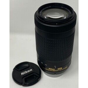 Nikon Nikkor DX AF-P Nikkor 70-300mm f4.5-6.3 G ED Zoom Lens NIce!